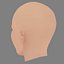 Rita Ora Head - No Hair - Low poly head for game