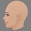 Rita Ora Head - No Hair - Low poly head for game