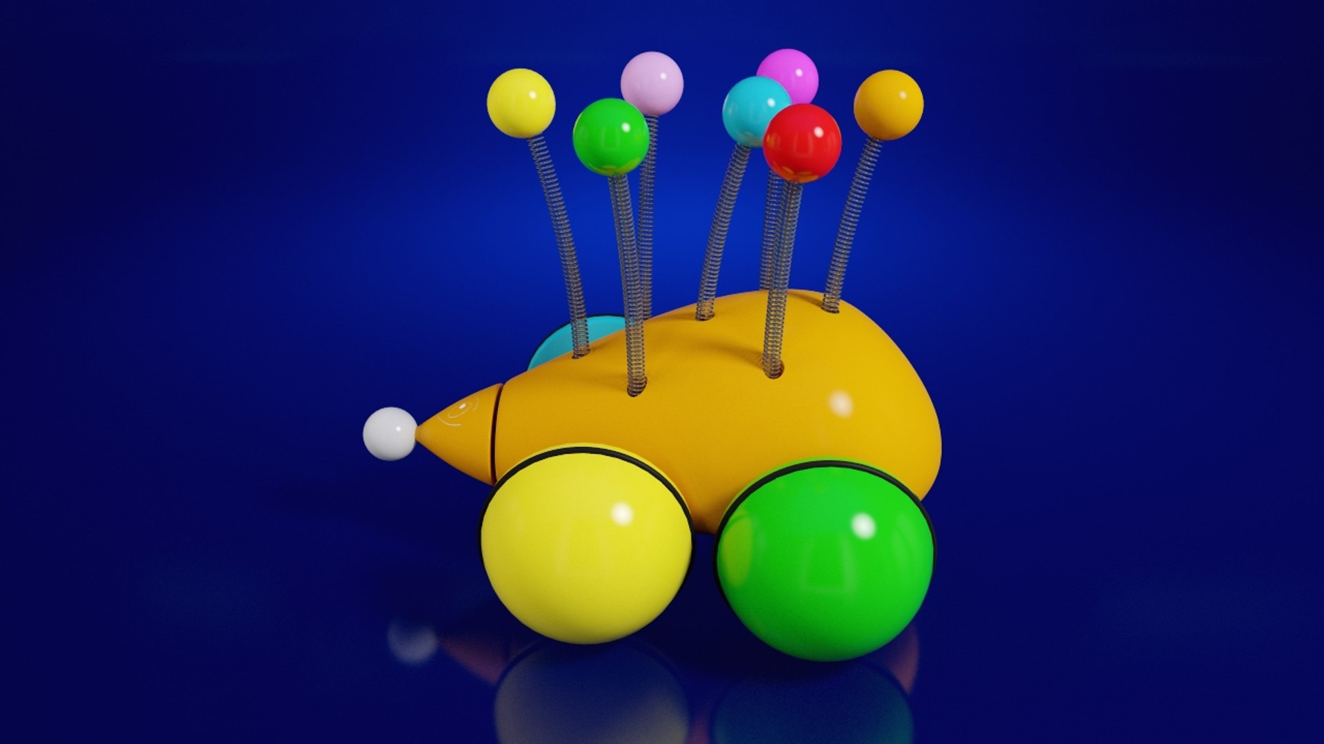 3ds max spring toy