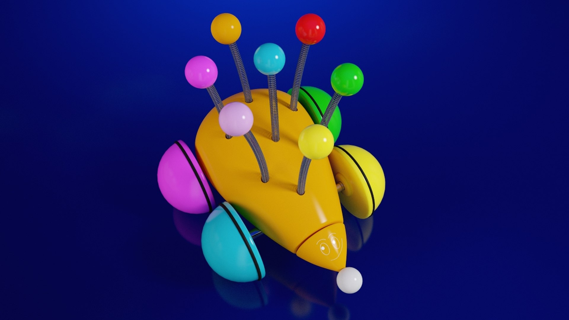 3ds max spring toy
