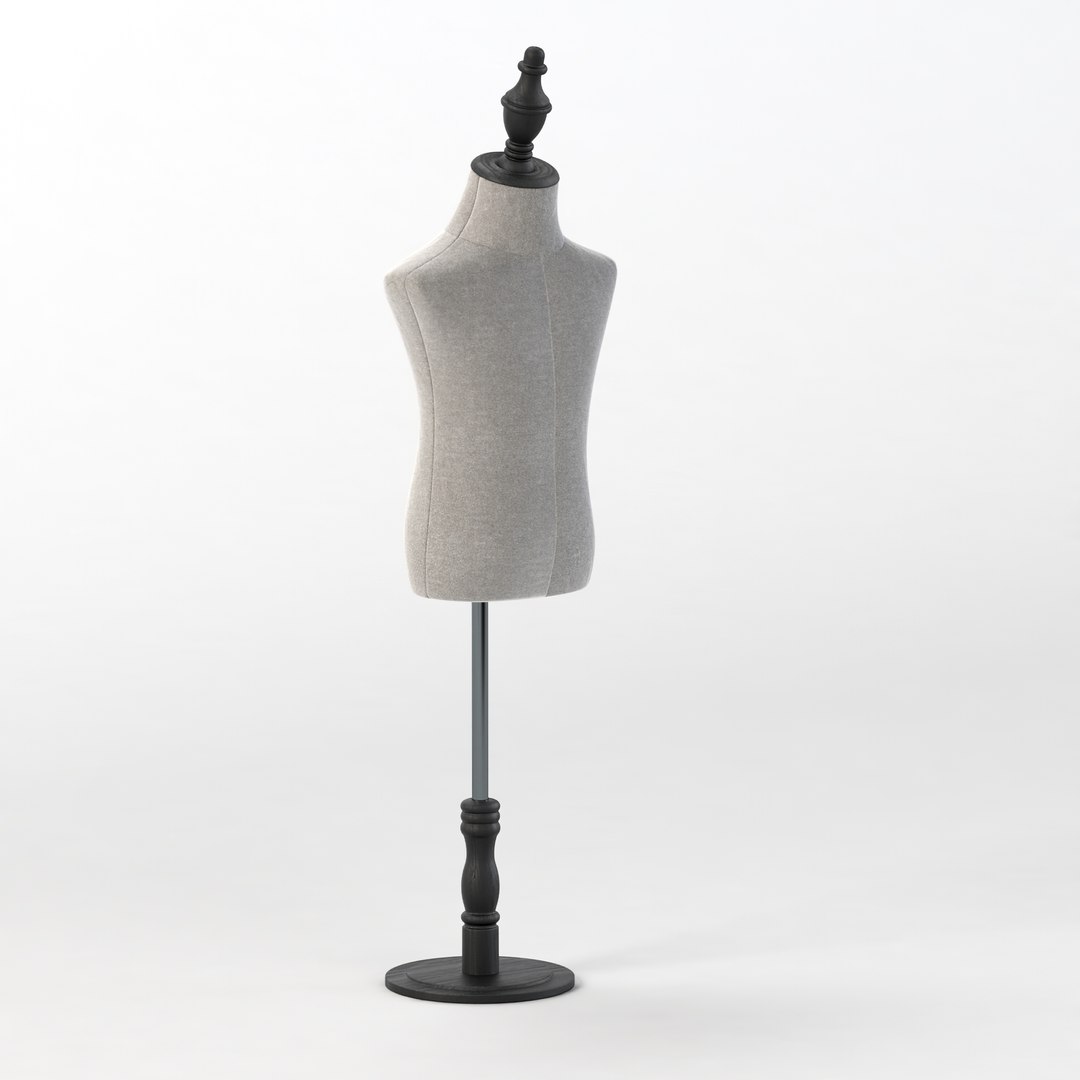 3D Children Dress Display Stand 2 - TurboSquid 2007602