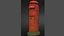 Indian post box- Old 3D model