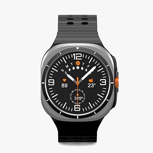 Samsung Galaxy Watch Ultra Titanium Silver 3D model