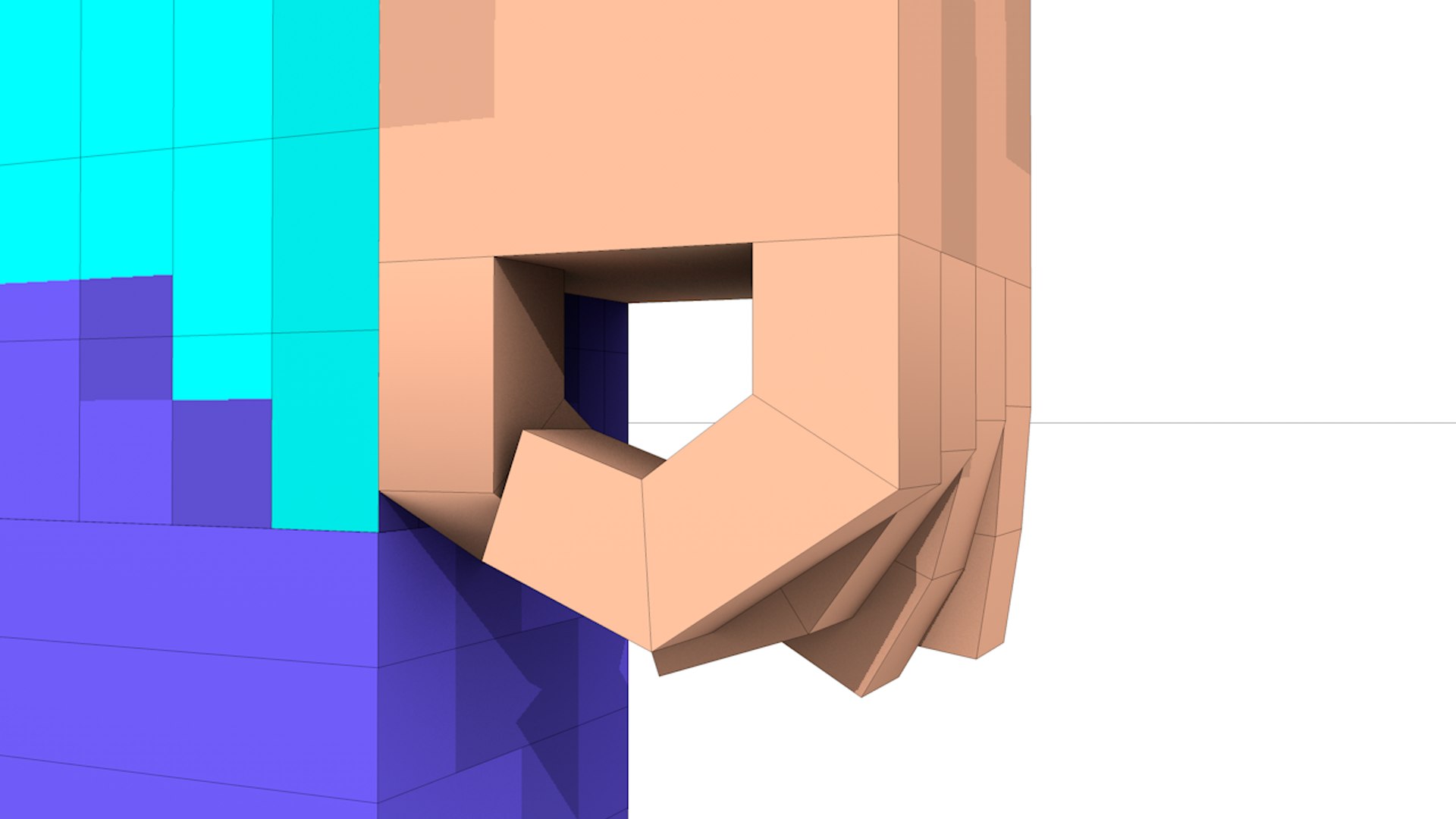 3d Model Minecraft Rig