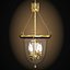 Bronze d art 973 classic latern pendant chandelier lamp glass