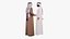 Arab People Talking 3D Model