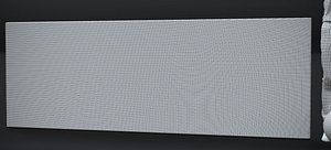 CANVAS TEMPLATE 114 X 40 X 1 1-2 INCH WRAP WITH NO BORDER FRAME FBX 3D