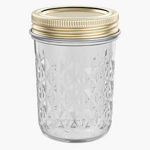 Quilted Glass Jar 250ml