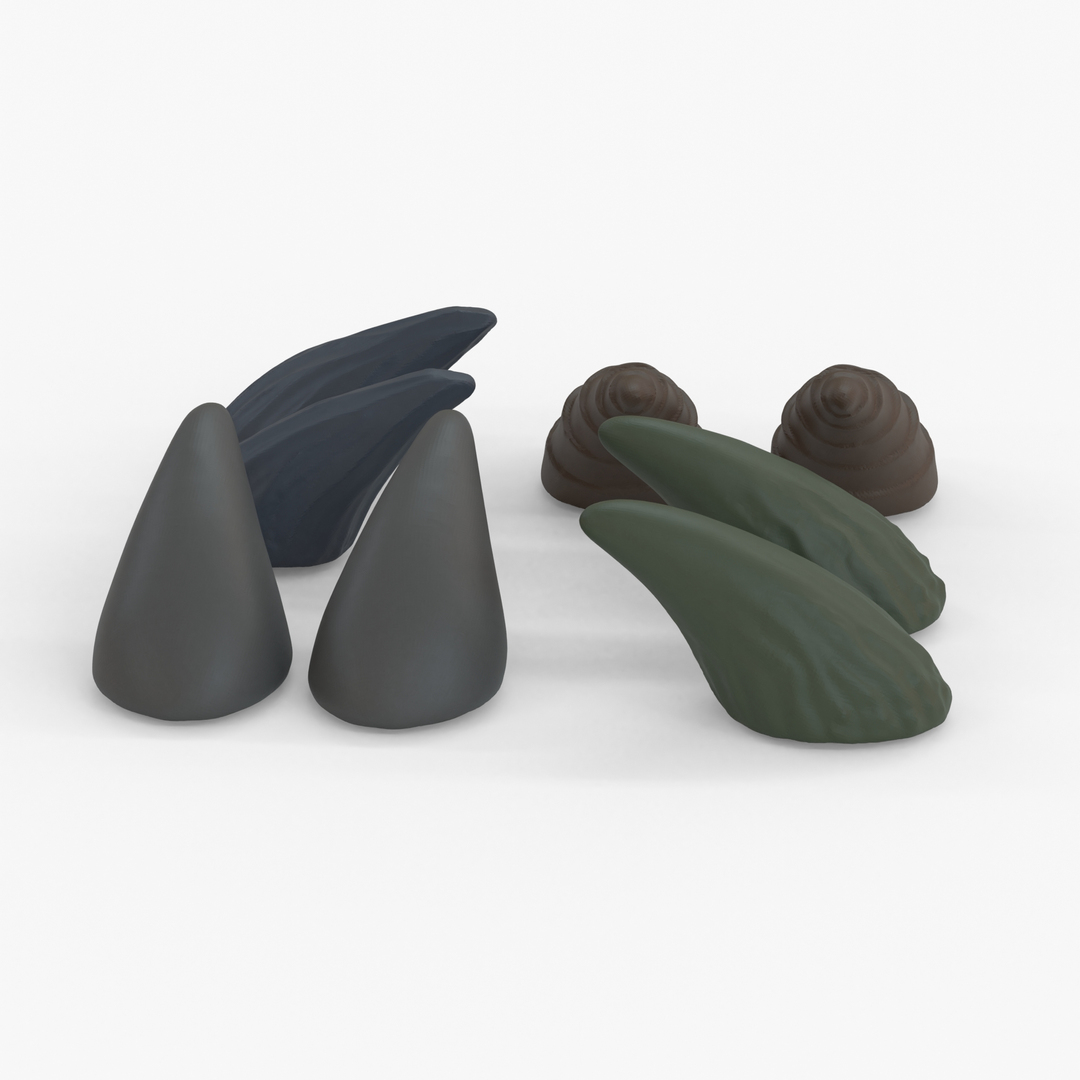 Small Devil Horns Bundle - Judith Model - TurboSquid 1803746