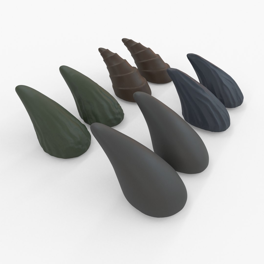 Small Devil Horns Bundle - Judith Model - TurboSquid 1803746