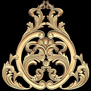 (a-7) Decor Element -3d STL model for CNC