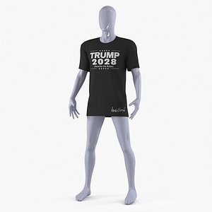 Trump 2028 TShirt on Mannequin