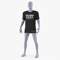Trump 2028 TShirt on Mannequin