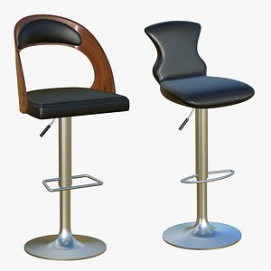 Stool Chair V139 3D model