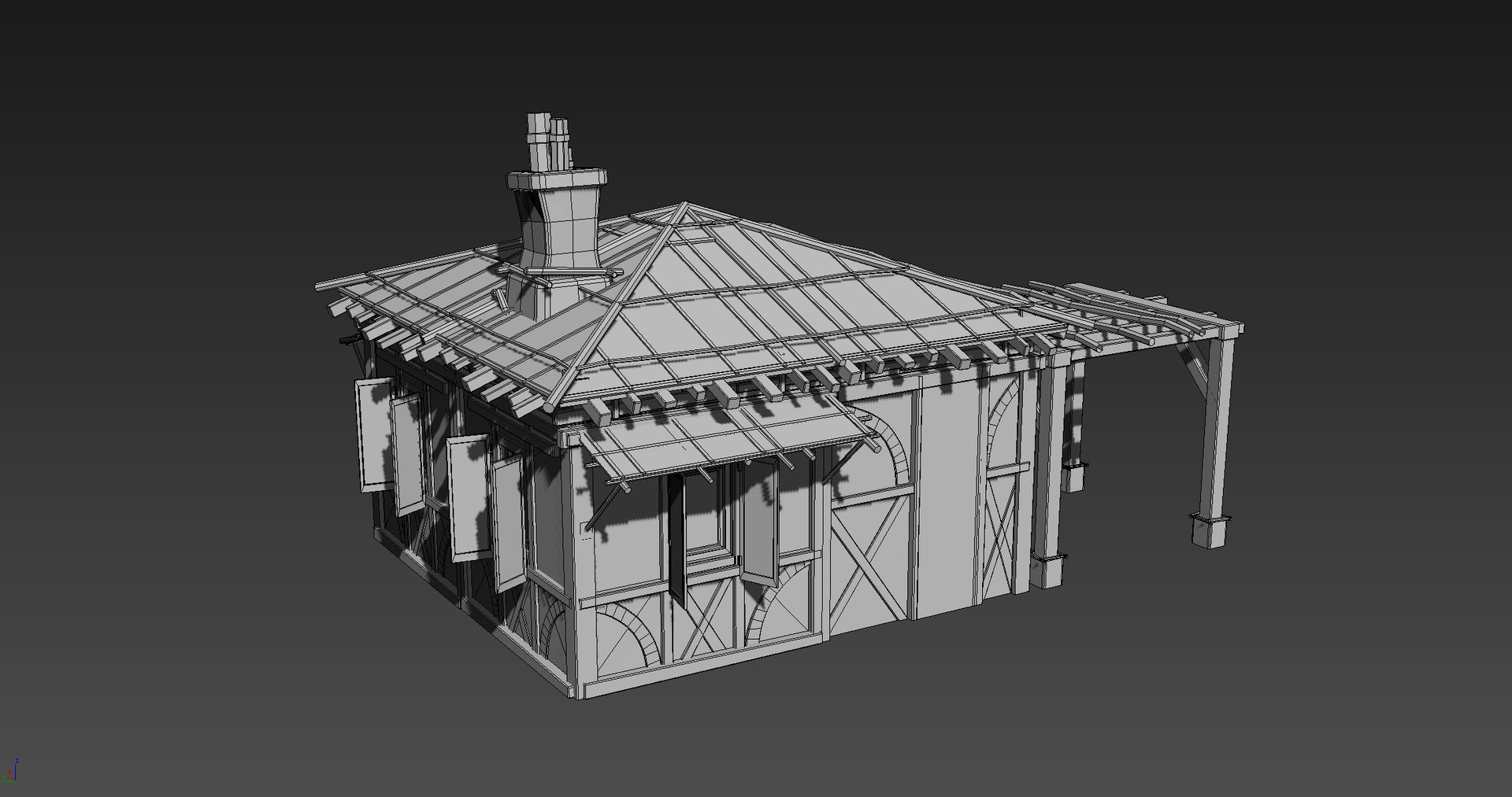3D Medieval Building 01 Fantasy House - TurboSquid 1252361