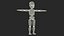 3D model Humanoid Cyborg Child T-Pose