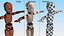 3D model Humanoid Cyborg Child T-Pose