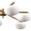 Ceiling Lamp by Angelo Lelli Style 6 Opalines
