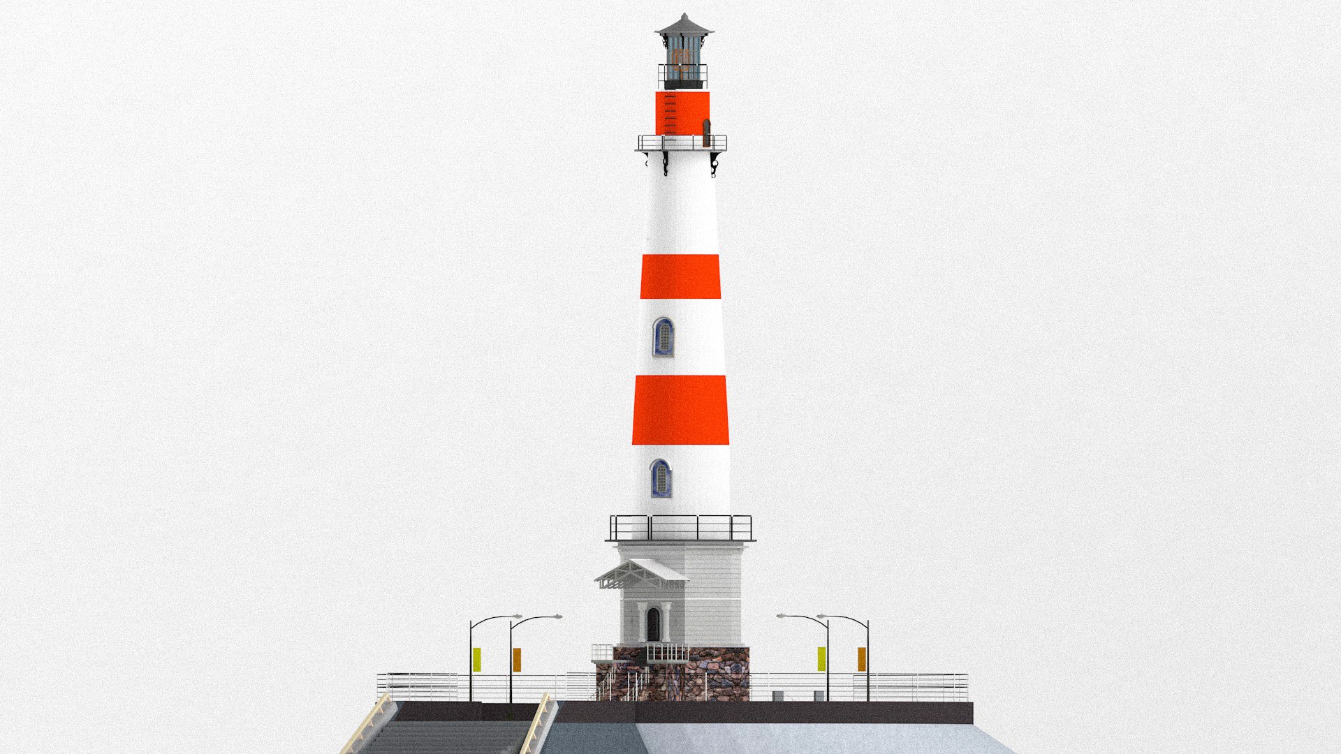 Detailed Lighthouse 3D Model - TurboSquid 1955246