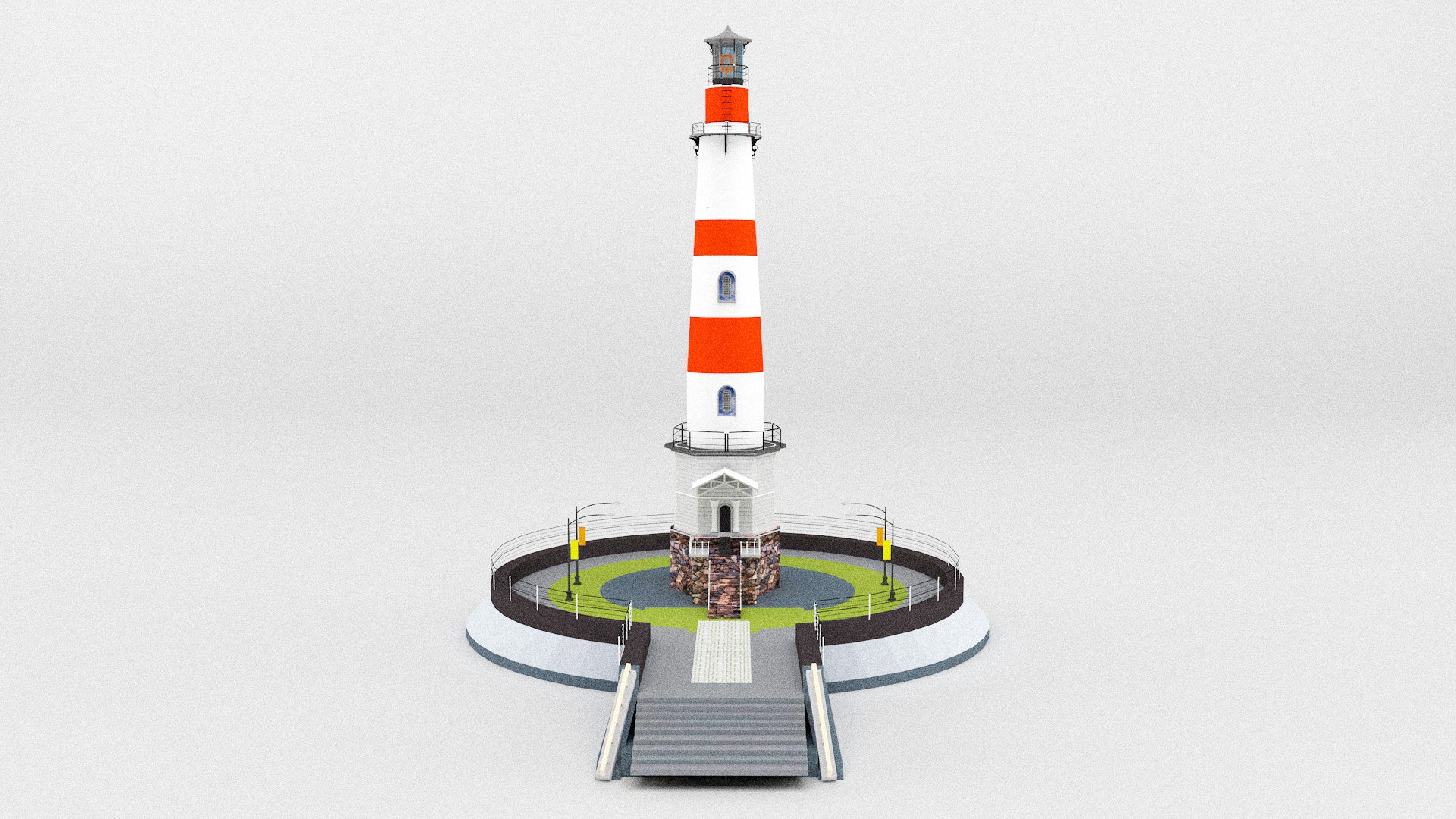 Detailed Lighthouse 3D Model - TurboSquid 1955246