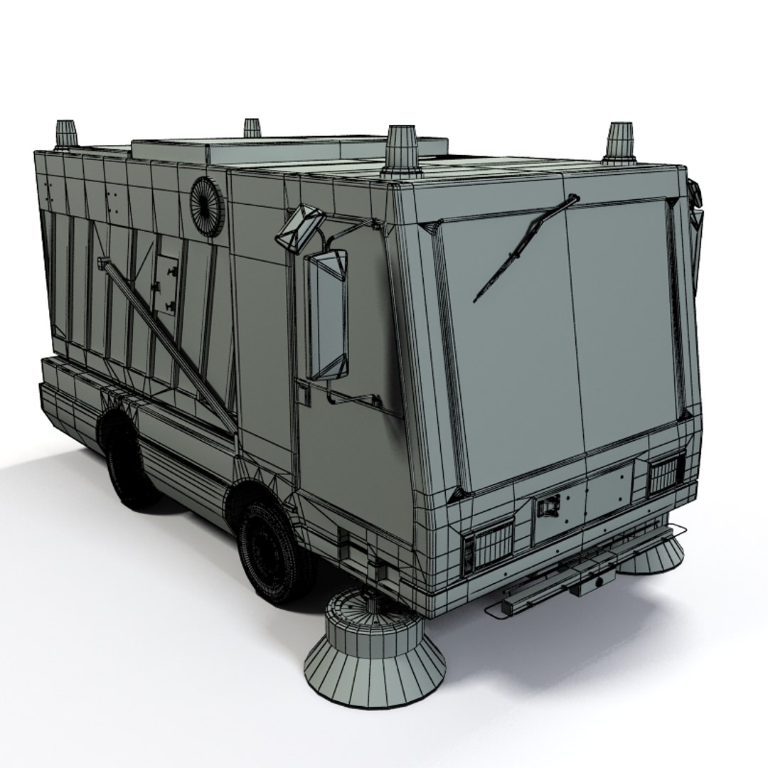 3dsmax Street Sweeper