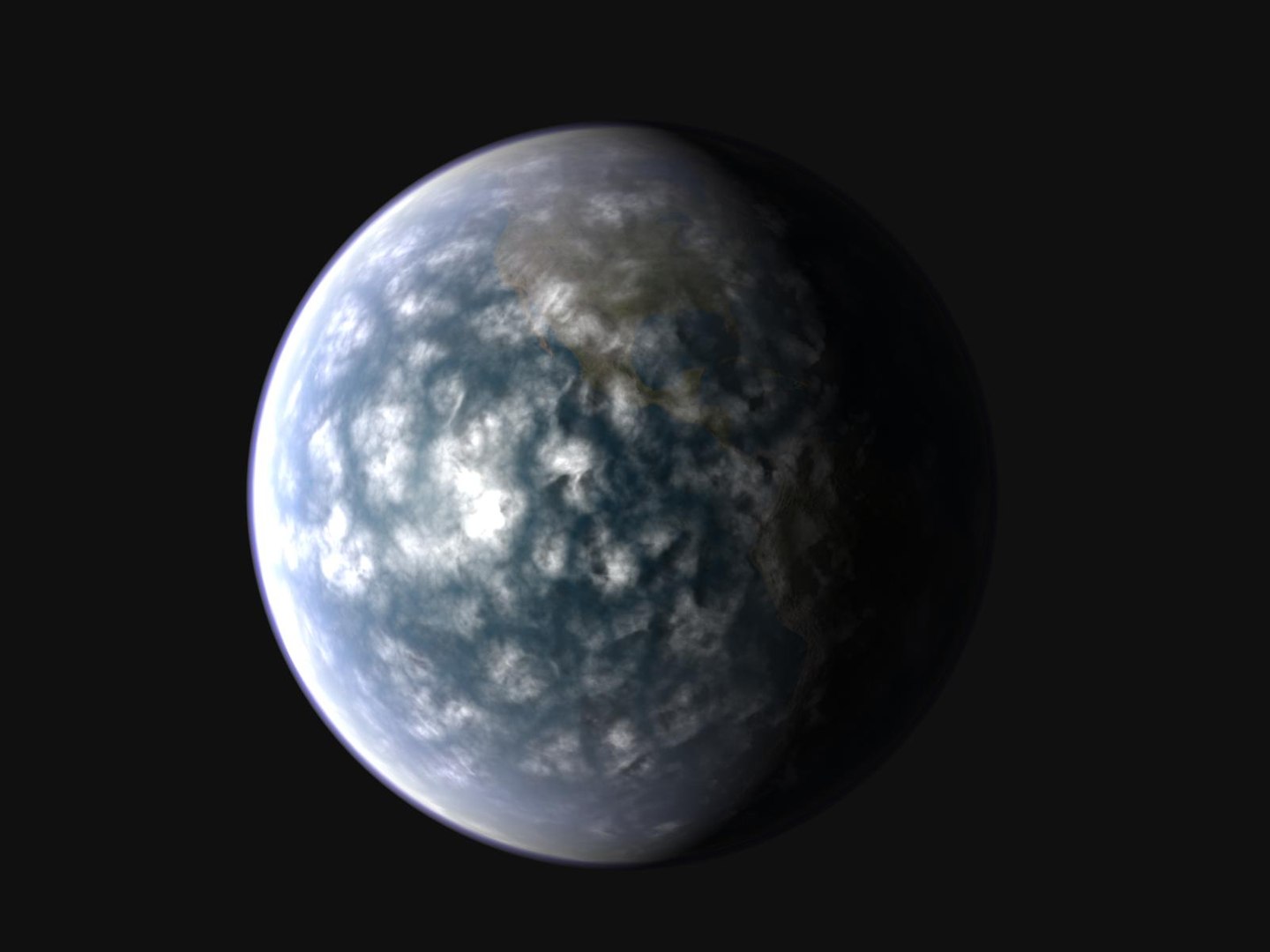 3d Model Space Planet Earth