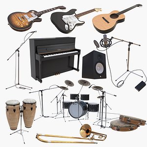 instruments guitar piano stand model