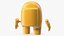 Among Us Yellow Character Rigged for Cinema 4D