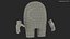 Among Us Yellow Character Rigged for Cinema 4D
