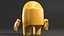 Among Us Yellow Character Rigged for Cinema 4D