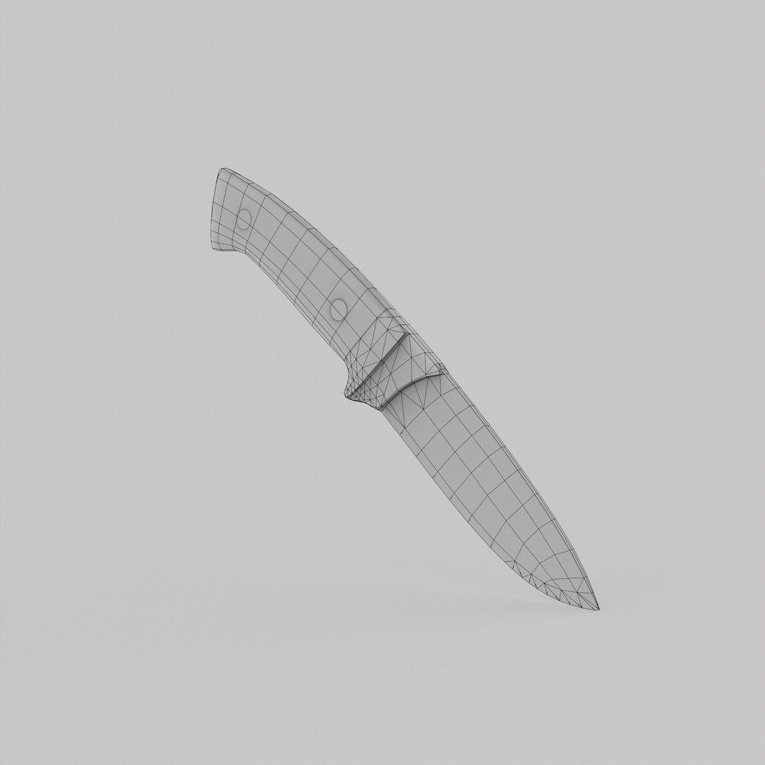 3D Model Knife Low Poly - TurboSquid 2061328