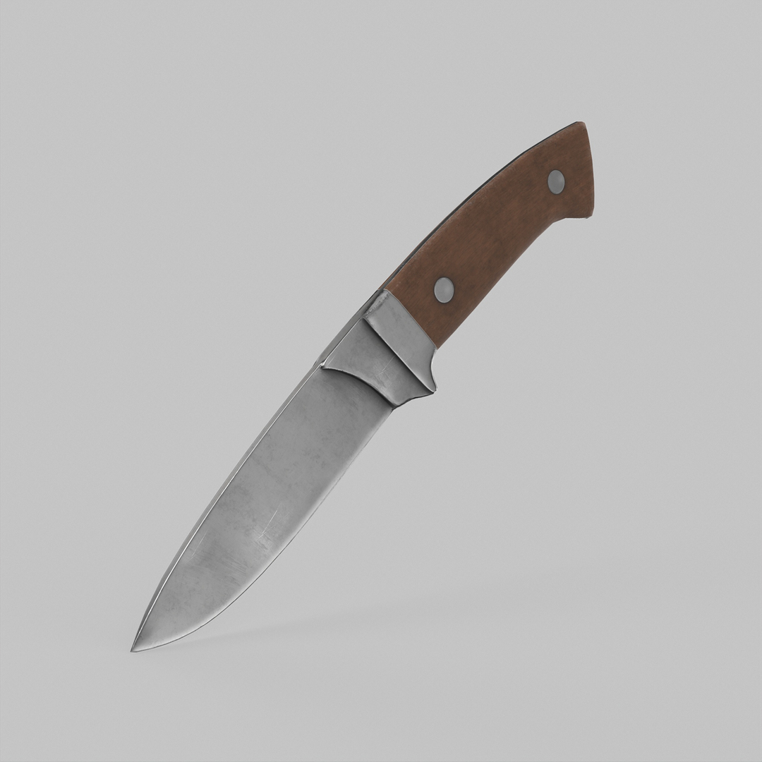 3D Model Knife Low Poly - TurboSquid 2061328