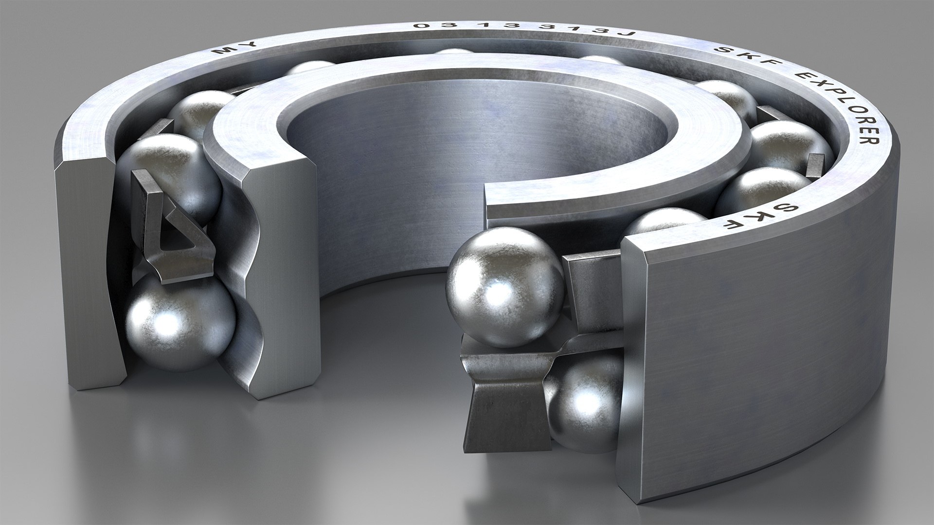Ball Bearing Inside 3D model preview