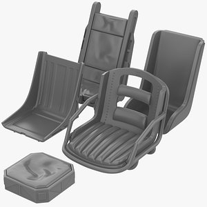 5 Sci Fi Cartoon Seats