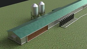 3D model Rainwater Harvesting System on Poultry Farm