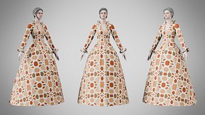 Dress 30 Terracotta Pebble Pattern