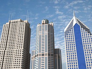 3 chicago skyscrapers b 3d max