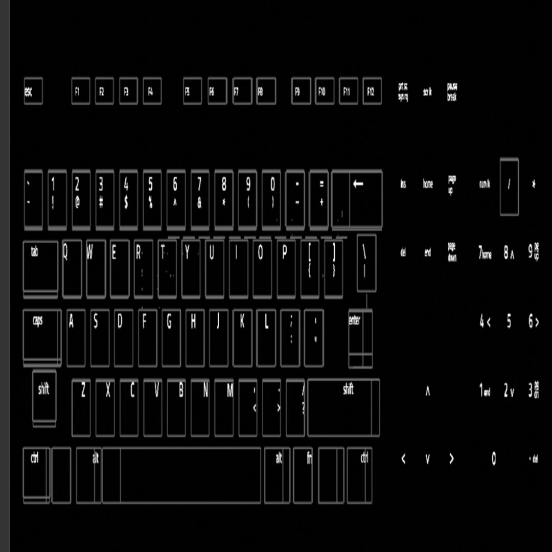 Keyboard Model - TurboSquid 2422072