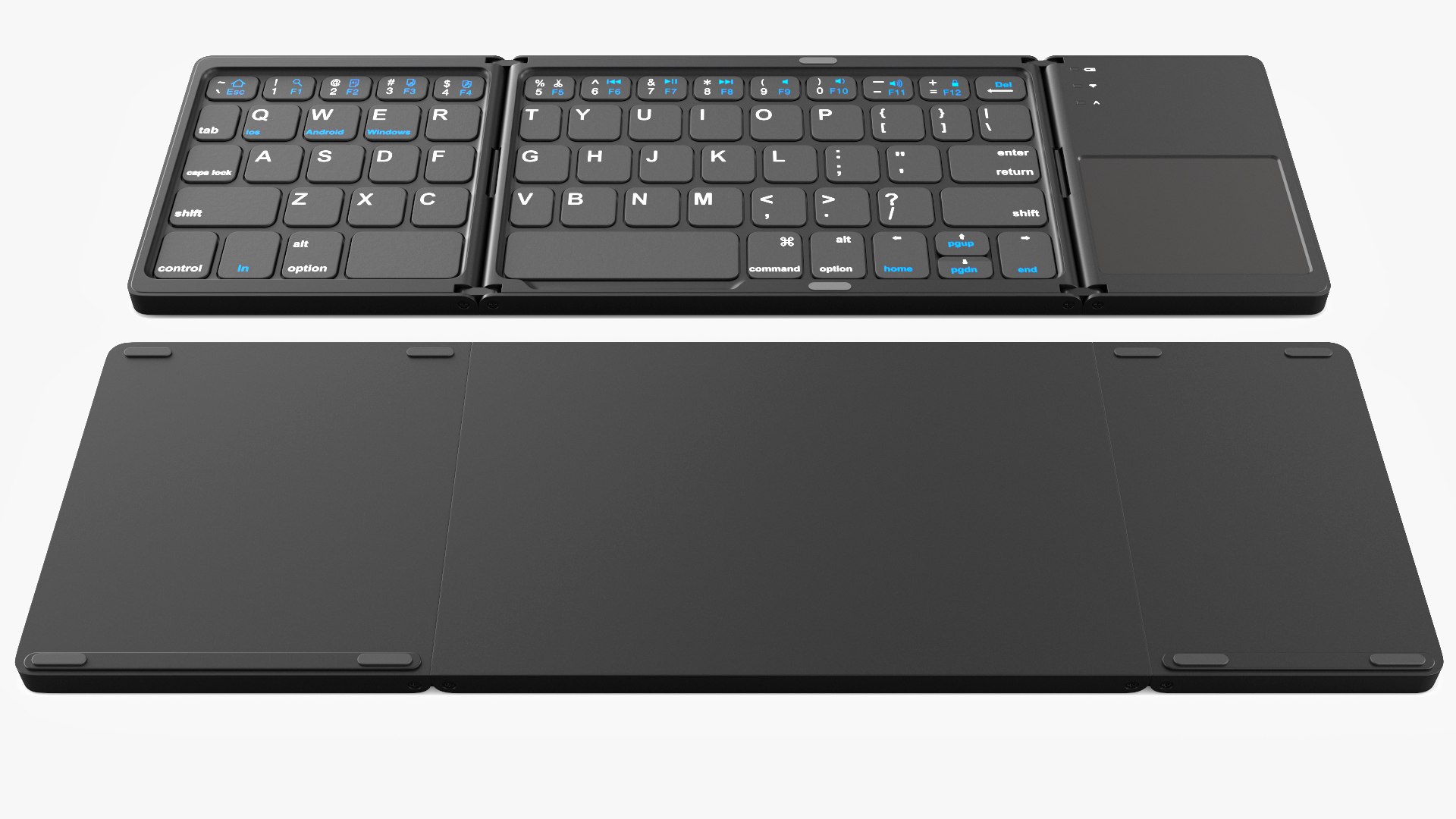 Portable Slim Travel Keyboard Black Model - TurboSquid 2476195