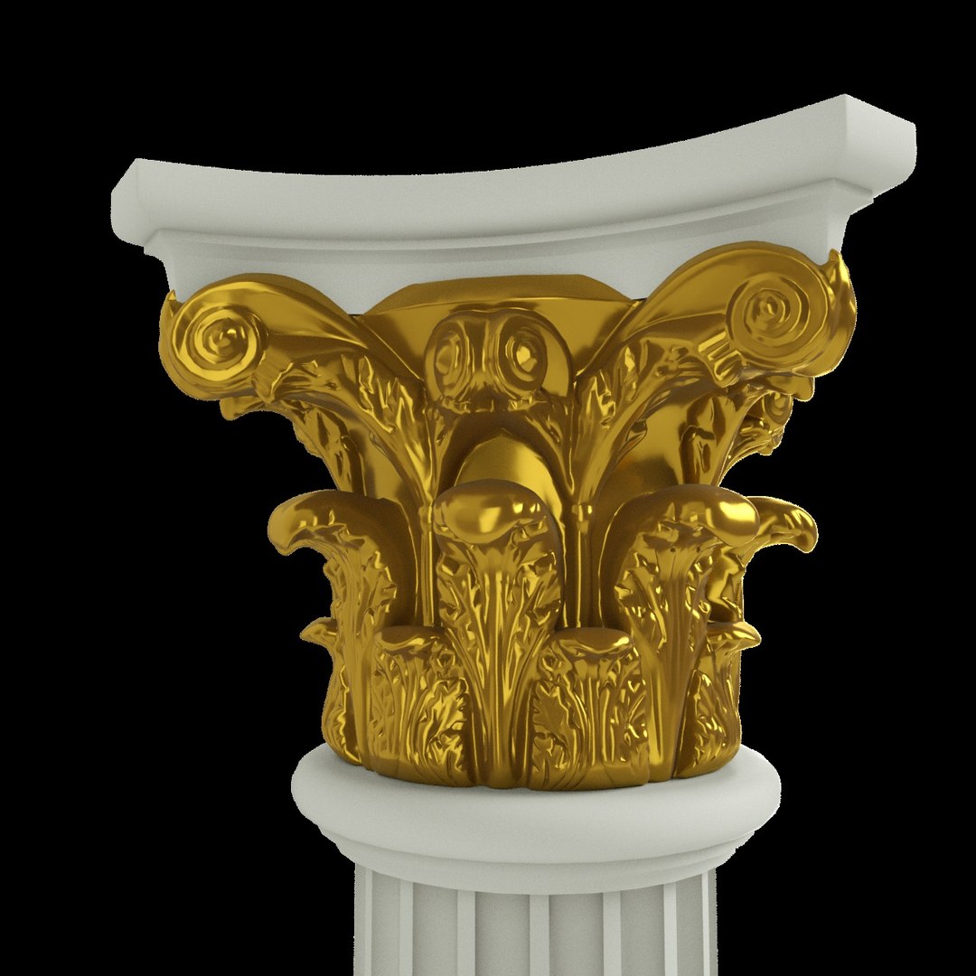 Column 3D Model - TurboSquid 1505743