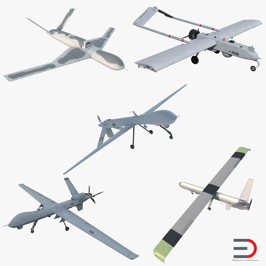 UAV Collection 3D model preview