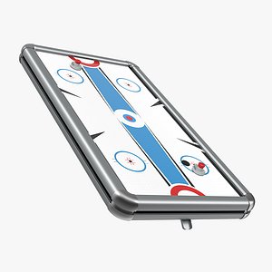 Air Hockey Tabletop 3D Model