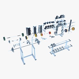 3D Large set for the gym