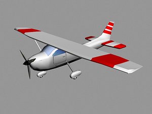 Cessna 182 Skylane - Lowpoly