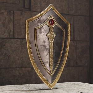 3D Realistic Game Ready Shield Set 01