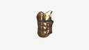 Ancient Armor Hemithorax 3D Model Game Ready Armor PBR Low Poly