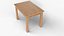 Realistic Wooden Table for Interior Design and Architectural Visualization