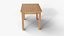 Realistic Wooden Table for Interior Design and Architectural Visualization