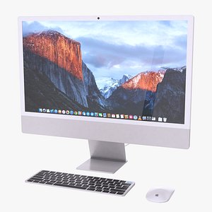 3D model Apple iMac 24-inch