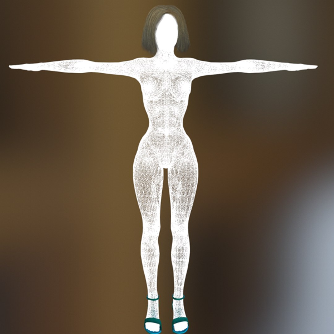 3D madeleine human female model - TurboSquid 1427855